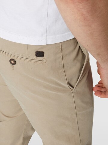 Regular Pantalon chino bugatti en beige