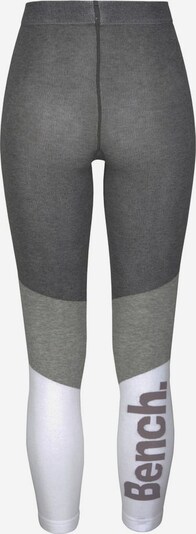 BENCH Strickleggings in grau / dunkelgrau / weiß, Produktansicht