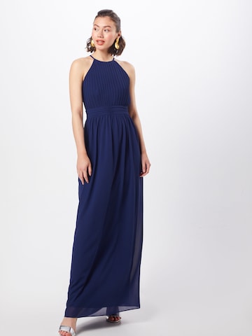 Robe de soirée 'SERENE MAXI' TFNC en bleu : devant