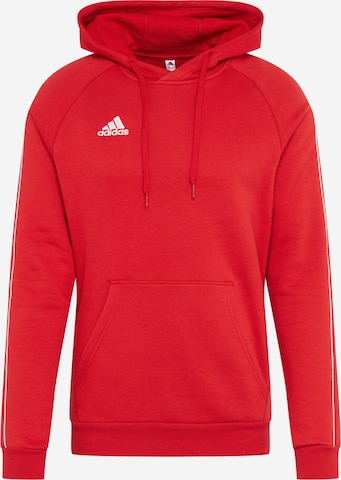 ADIDAS PERFORMANCE Sweatshirt 'Core 18' in Rot: predná strana