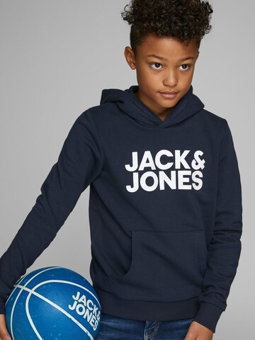 Jack & Jones Junior Rovný strih Mikina - Modrá