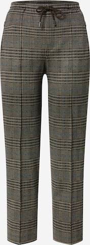 DRYKORN Regular Trousers with creases 'ACCESS' in Brown: front