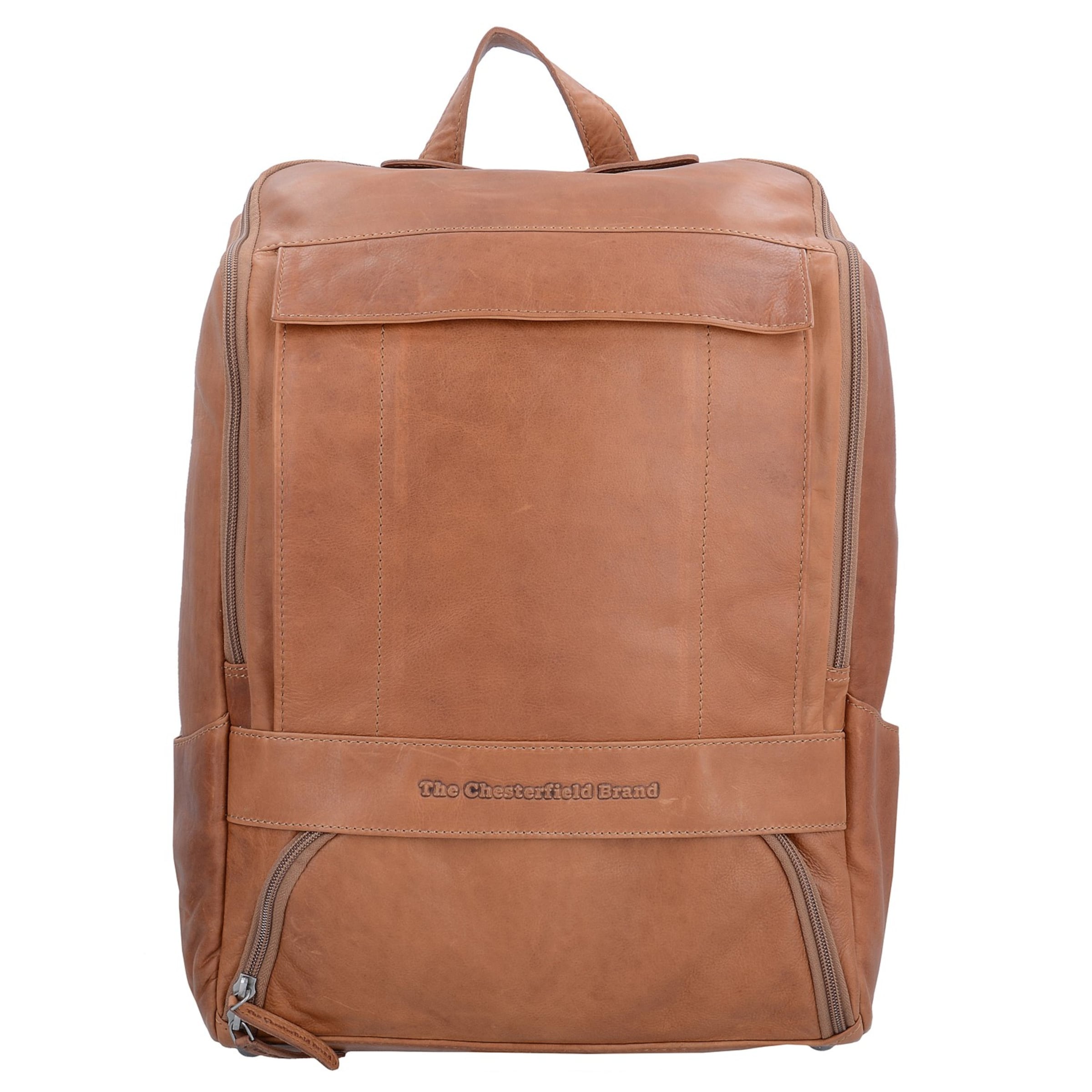 The Chesterfield Brand Rucksack 'Rich' in Braun: Vorderseite