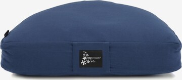 YOGISTAR.COM Pillow in Blue: front