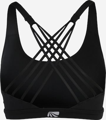 Marika Bustier Sport-BH 'CHRISTINE' in Schwarz: zadná strana