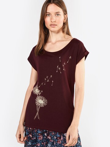 Iriedaily Shirt 'Pusteblume' in Red: front