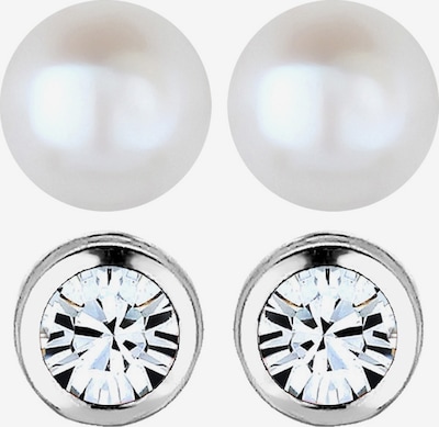 Orecchini ELLI di colore argento / bianco perla, Visualizzazione prodotti