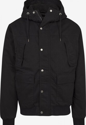 Veste mi-saison Urban Classics en noir : devant