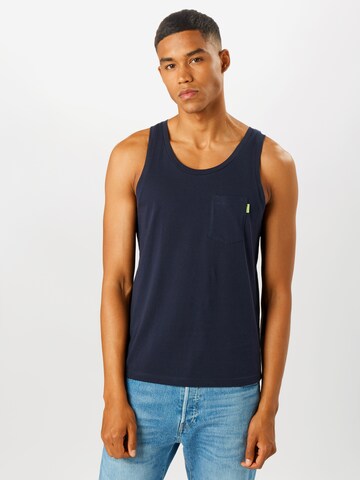 TOM TAILOR DENIM Regular fit Póló - kék: elől