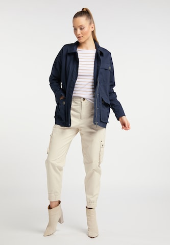 DREIMASTER Between-season jacket in Blue: front