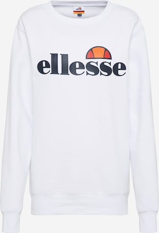 ELLESSE Sweatshirt 'Agata' in White: front