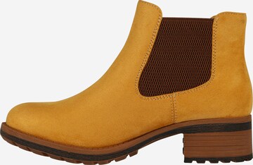 Rieker Chelsea boots in Geel: zijkant