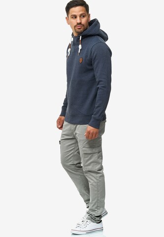 INDICODE JEANS Regular Cargo Pants 'Broadwick' in Grey