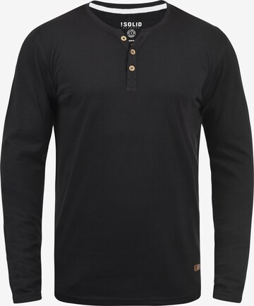 !Solid Shirt 'VOLKO' in Black: front