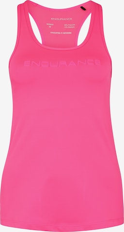 ENDURANCE Sports Top in Pink: front