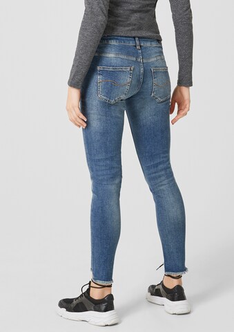 QS Skinny Jeans 'Catie' in Blau