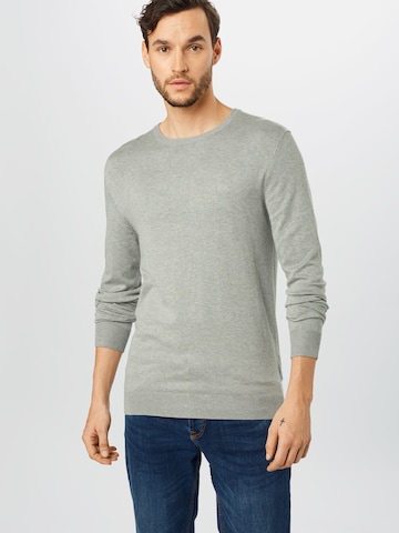 Coupe regular Pull-over Lindbergh en gris : devant