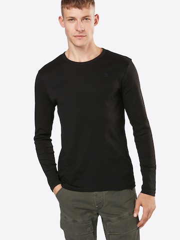 Tricou de la G-STAR pe negru: față