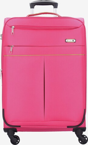 D&N Cart 'Travel Line 6704 M' in Pink: front