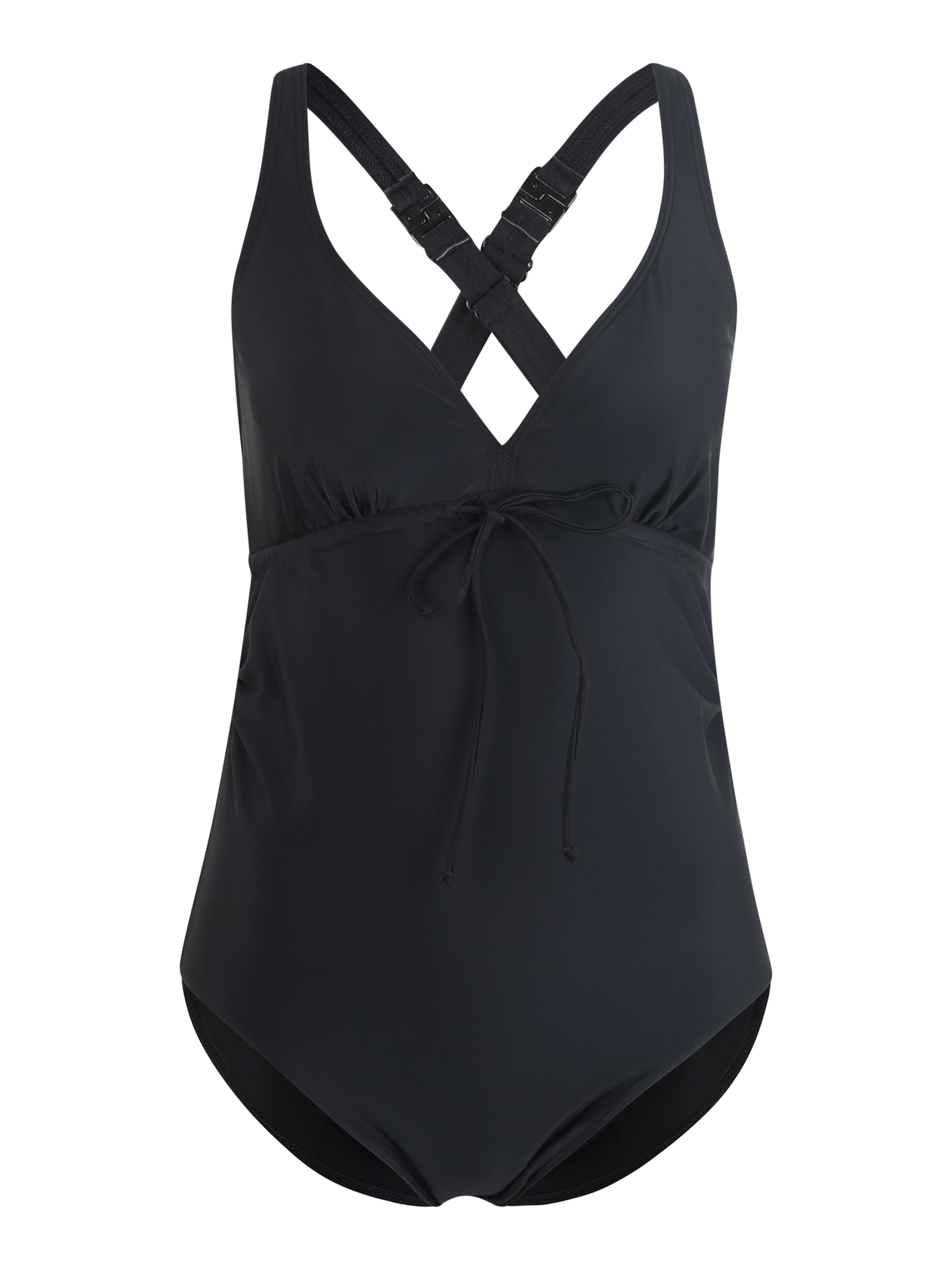 MAMALICIOUS Triangel Badedragt 'Josefine' i sort: forside