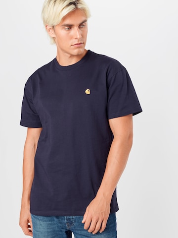Carhartt WIP Tričko 'Chase' – modrá: přední strana