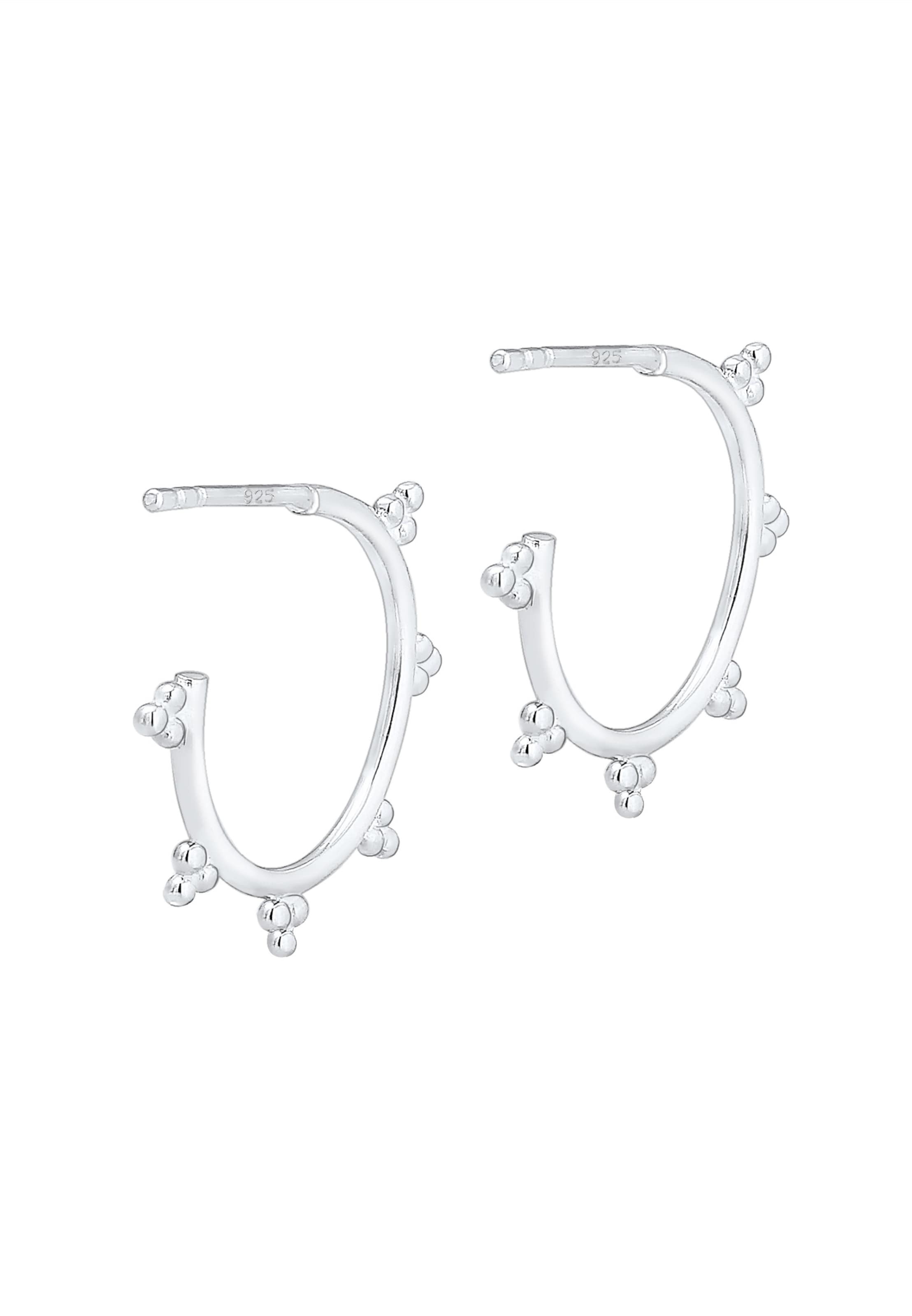 ELLI Earrings 'Creole' in Silver