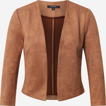 COMMA Regular Blazer in Brown: front