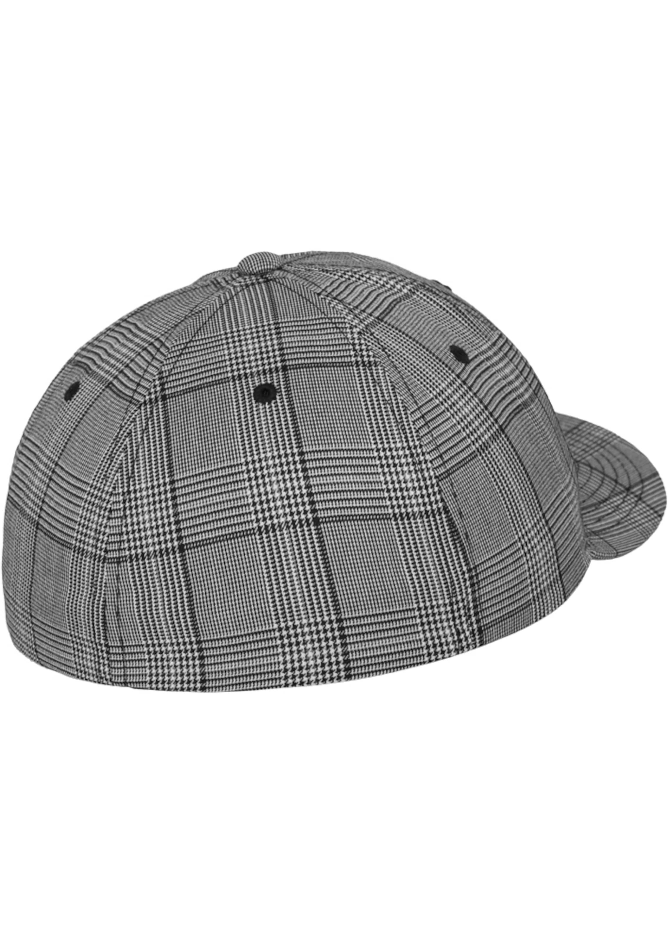 Flexfit Lippalakki 'GLEN CHECK' värissä musta