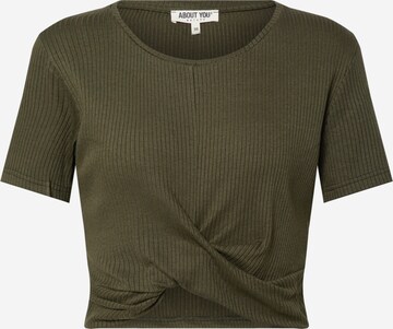 ABOUT YOU Shirt 'Silva' in Green: front