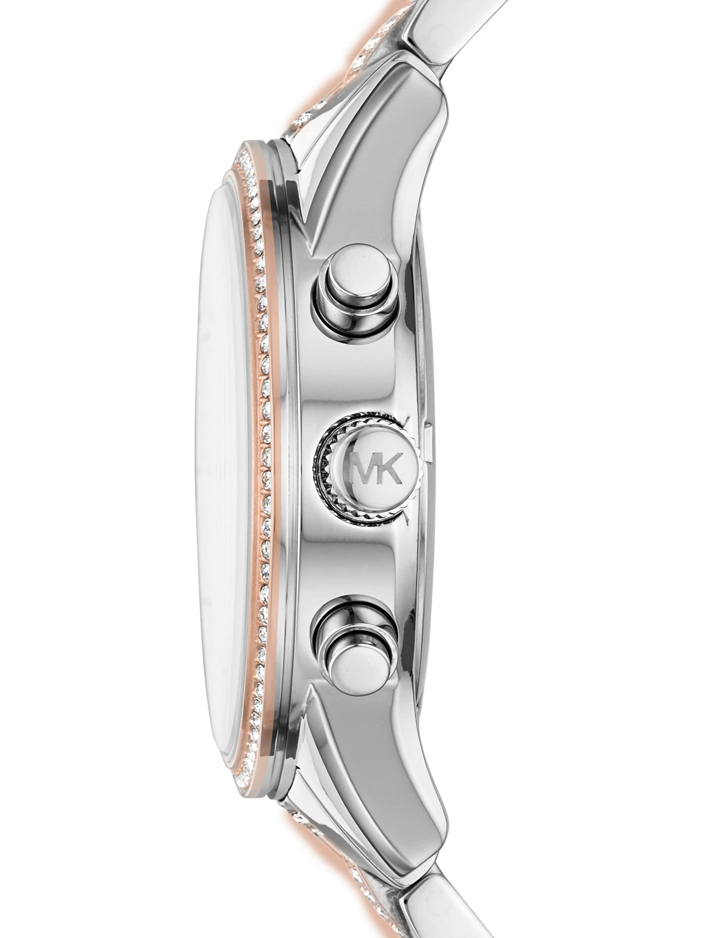 MICHAEL Michael Kors Analógové hodinky 'Ritz' - Strieborná