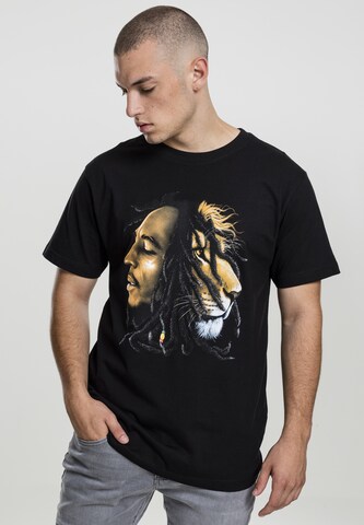 Mister Tee Shirt 'Bob Marley' in Zwart: voorkant