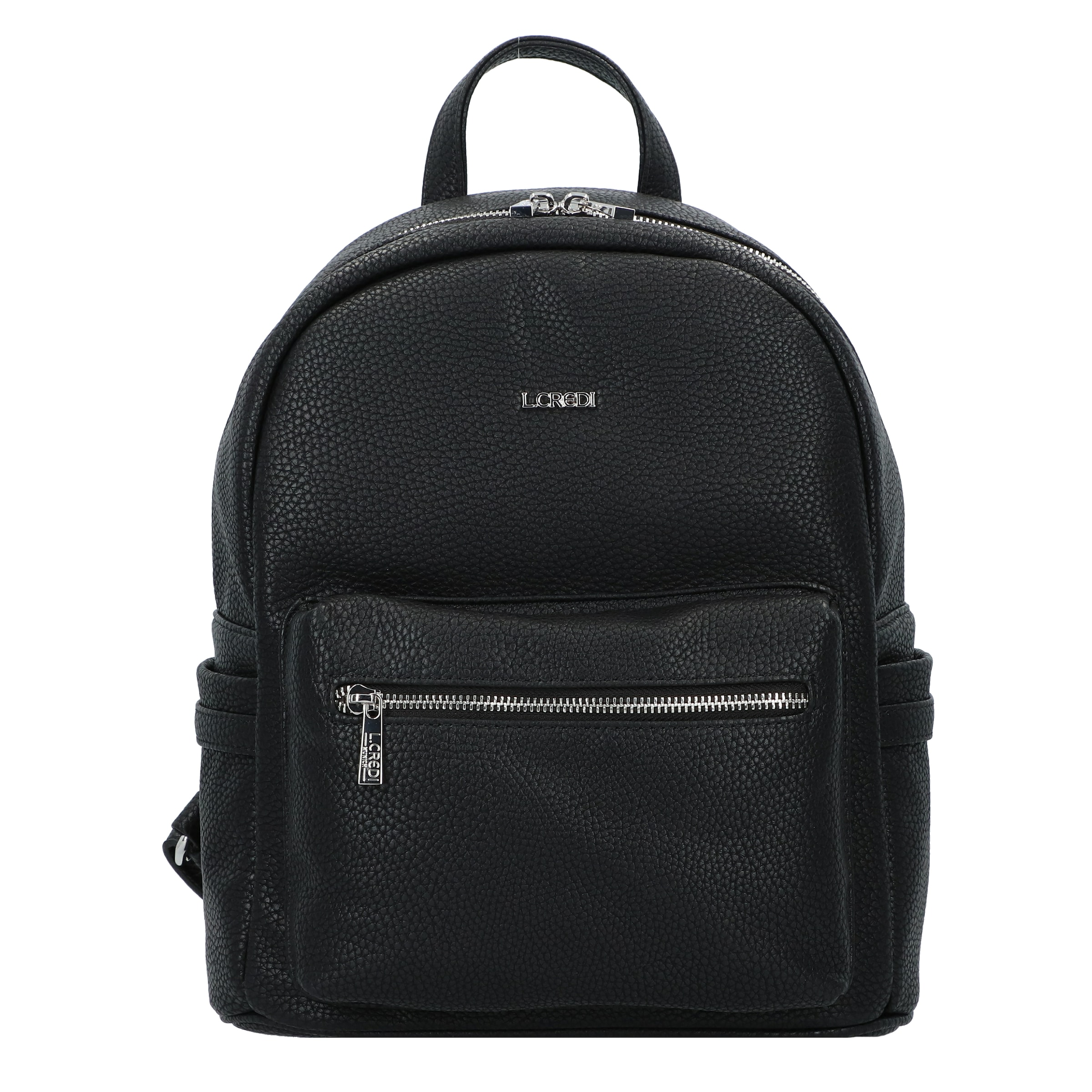L.CREDI Backpack 'Ella' in Black: front