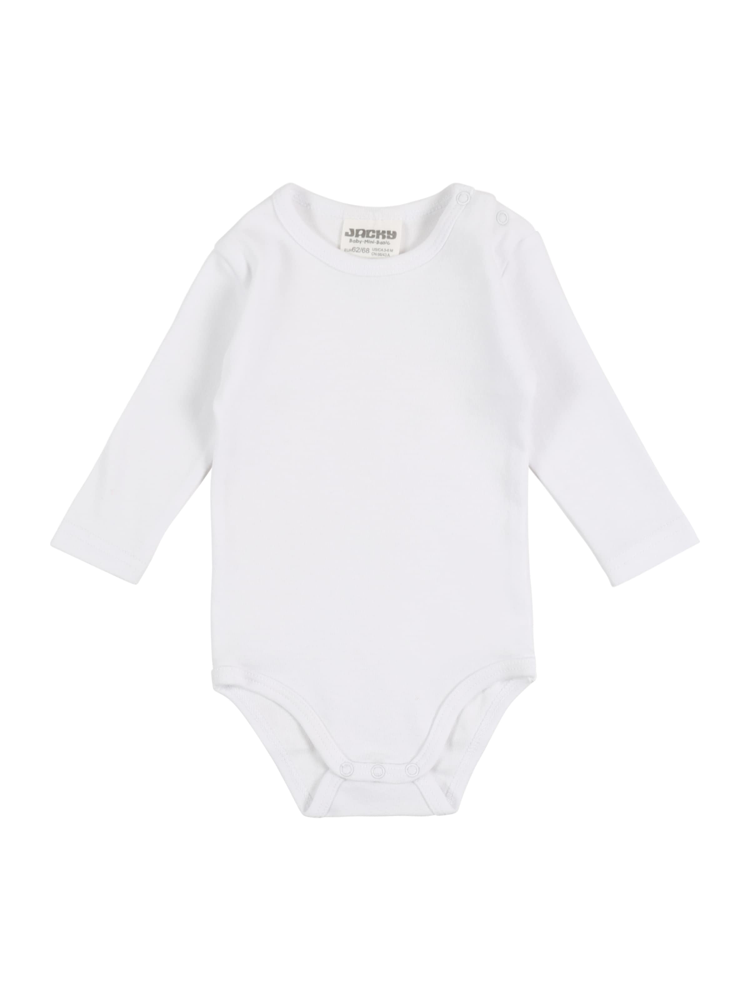 Regular Salopetă/Body 'Interlock-Body langarm 5er Pack  BASIC' de la JACKY pe alb: față