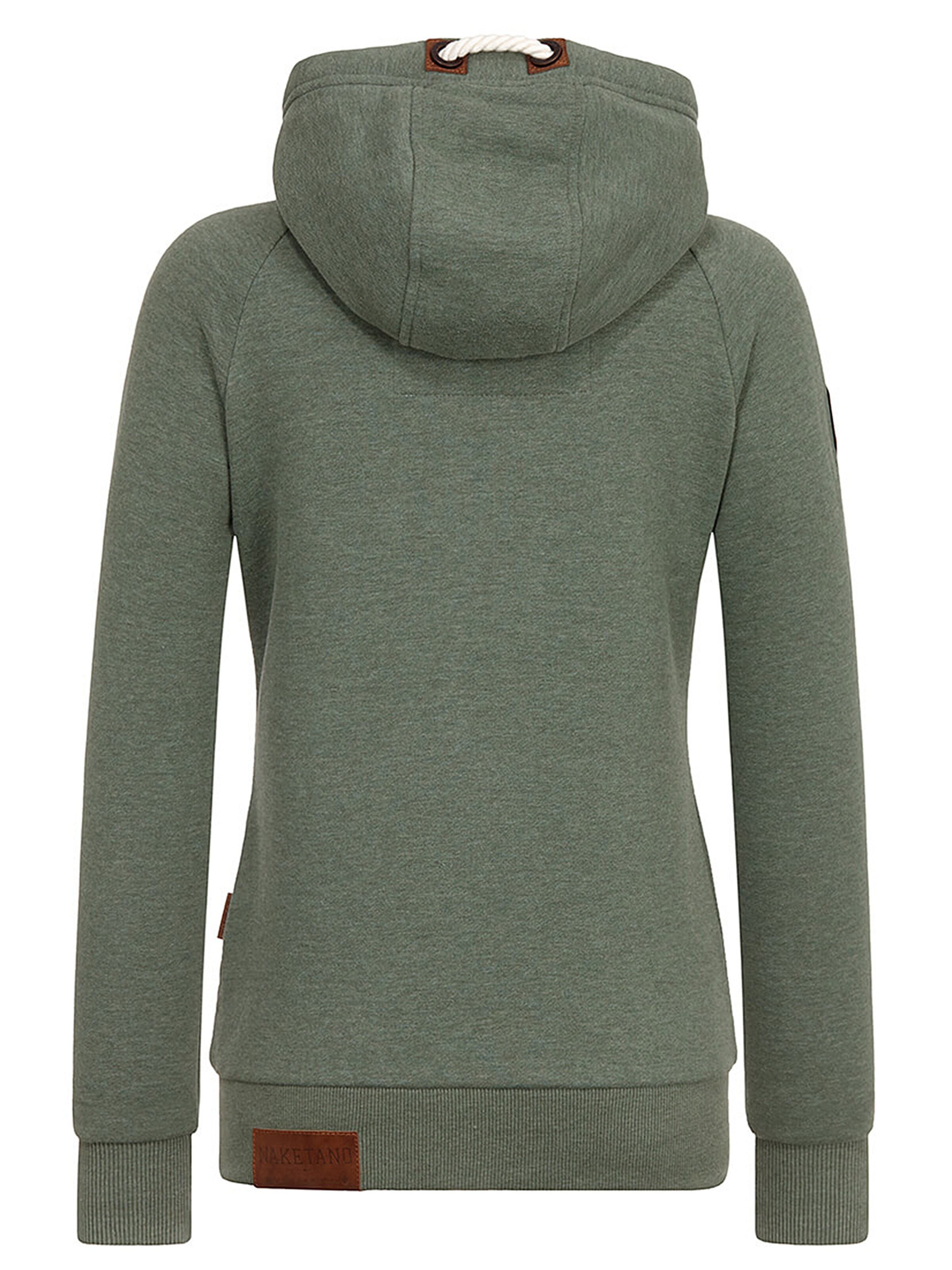 naketano Sweat jacket in Green: back