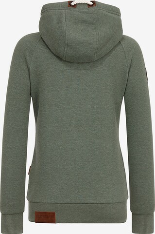 naketano Zip-Up Hoodie 'Brazzo' in Green: back