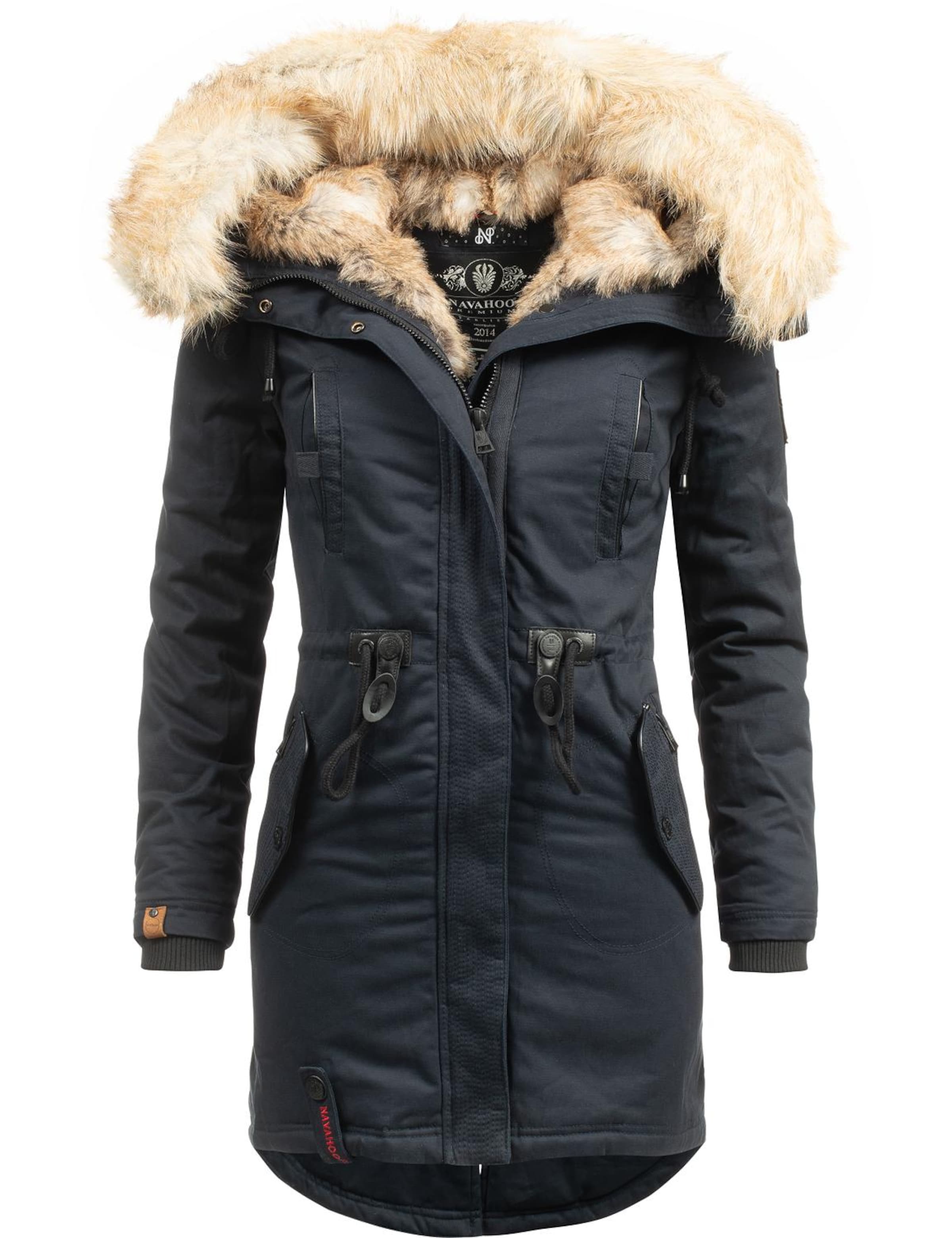 NAVAHOO Zimná parka 'Bombii' - Modrá: predná strana