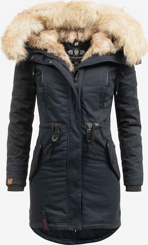 NAVAHOO Winterparka 'Bombii' in Blauw: voorkant