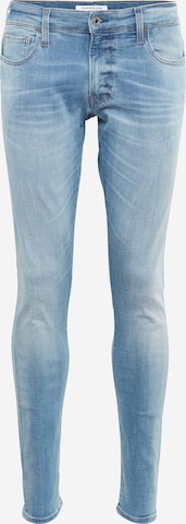 Skinny Jean '3301' G-Star RAW en bleu : devant