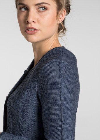 SPIETH & WENSKY Knit cardigan 'Bonn' in Blue