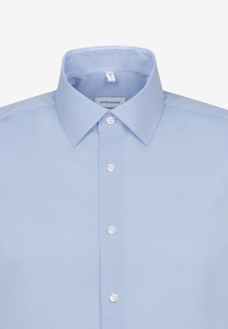 SEIDENSTICKER Regular fit Button Up Shirt in Blue