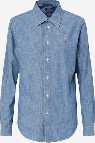 Camicia da donna 'CHAMBRAY' di Polo Ralph Lauren in blu: frontale