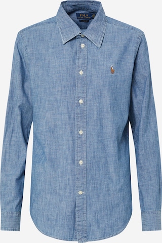 Polo Ralph Lauren Blouse 'CHAMBRAY' in Blauw: voorkant