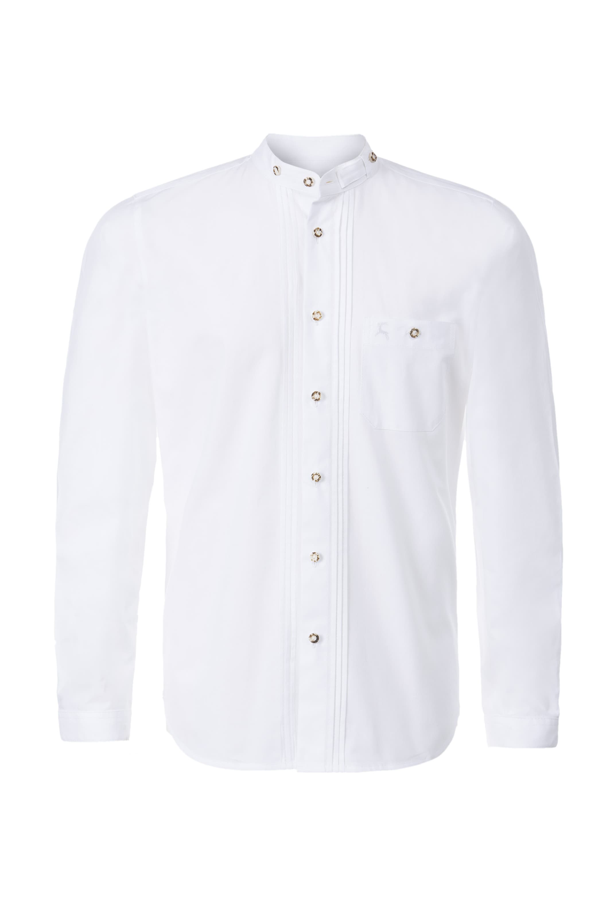 STOCKERPOINT Regular Fit Hemd 'Leon' in Weiß: Vorderseite