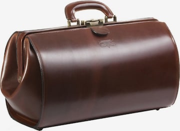 MIKA Briefcase in Brown: front