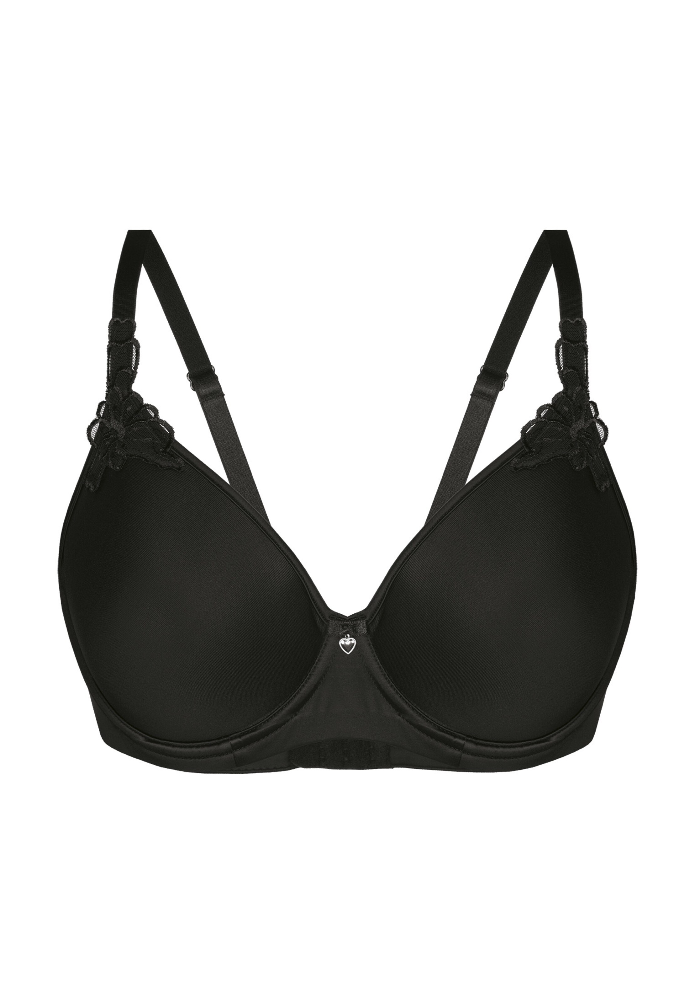 sassa T-Shirt BH in Schwarz: Vorderseite