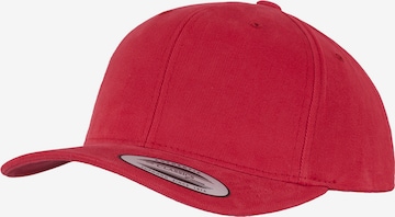 Cappello da baseball di Flexfit in rosso: frontale