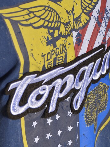 TOP GUN T-Shirt ' Insignia ' in Blau