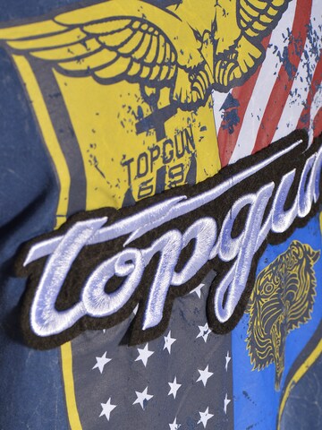 TOP GUN Shirt ' Insignia ' in Blauw