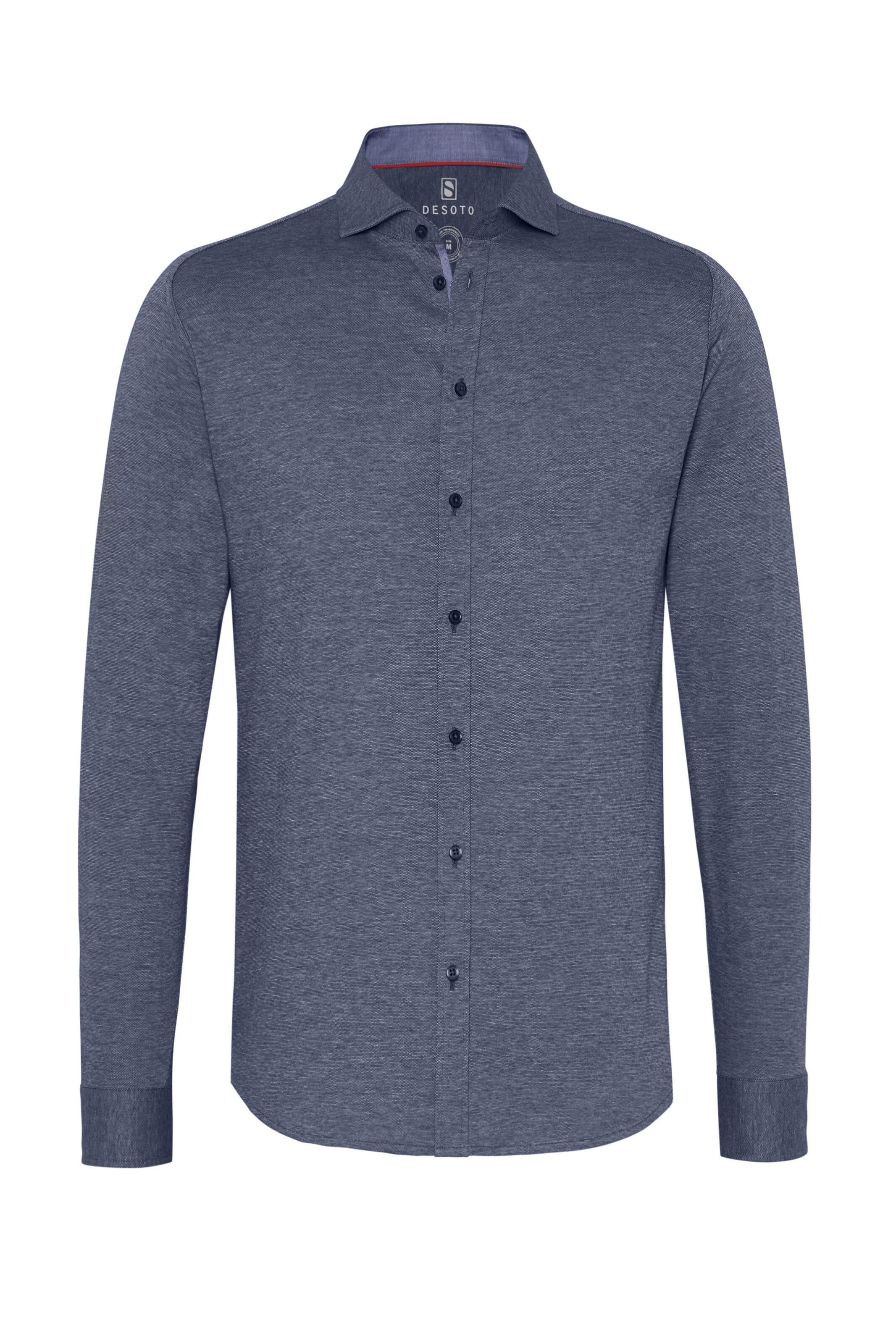 DESOTO Slim fit Overhemd in Blauw: voorkant