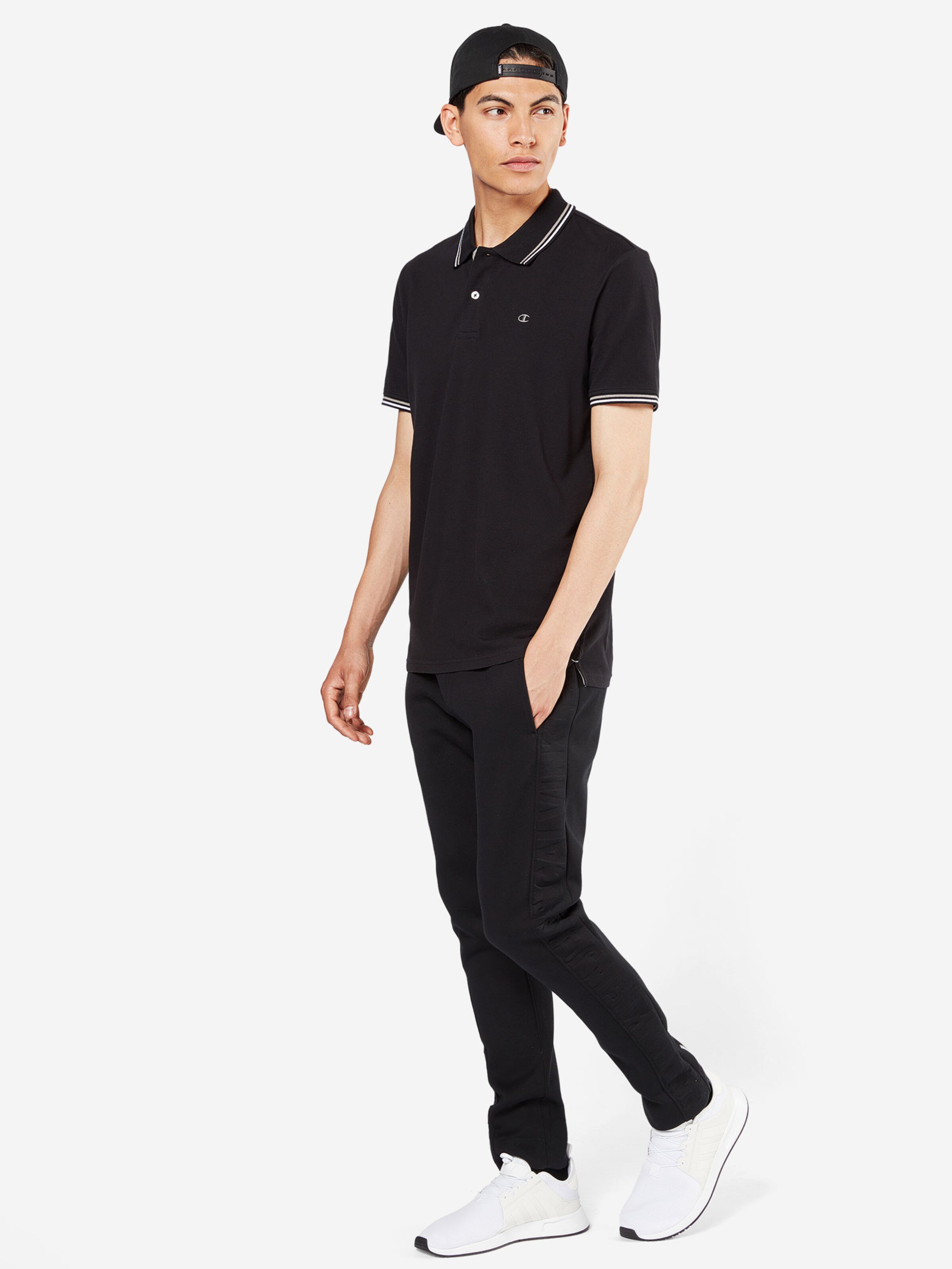 Champion Authentic Athletic Apparel Shirt 'Polo Shirt' in Zwart ABOUT YOU